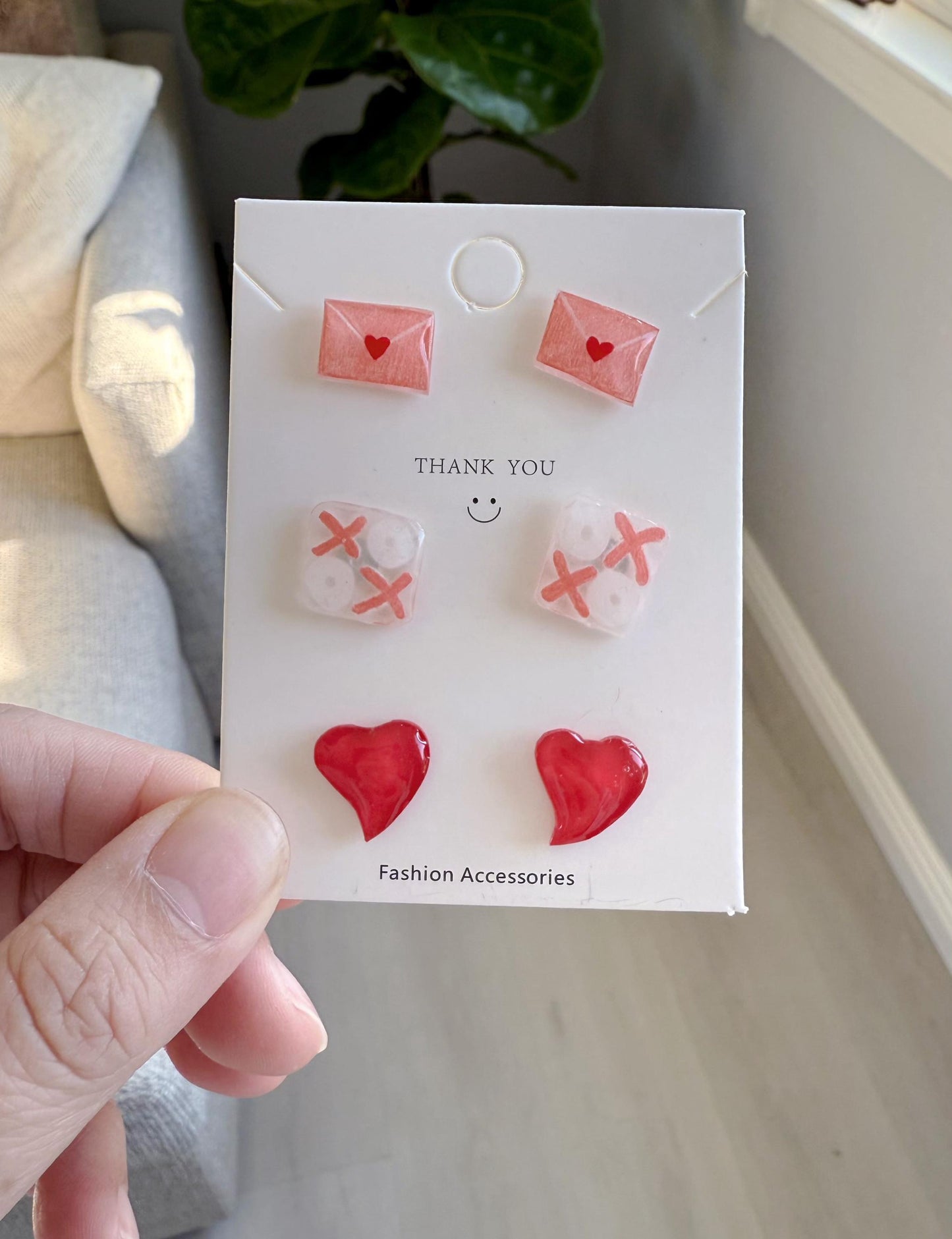 Valentine earrings