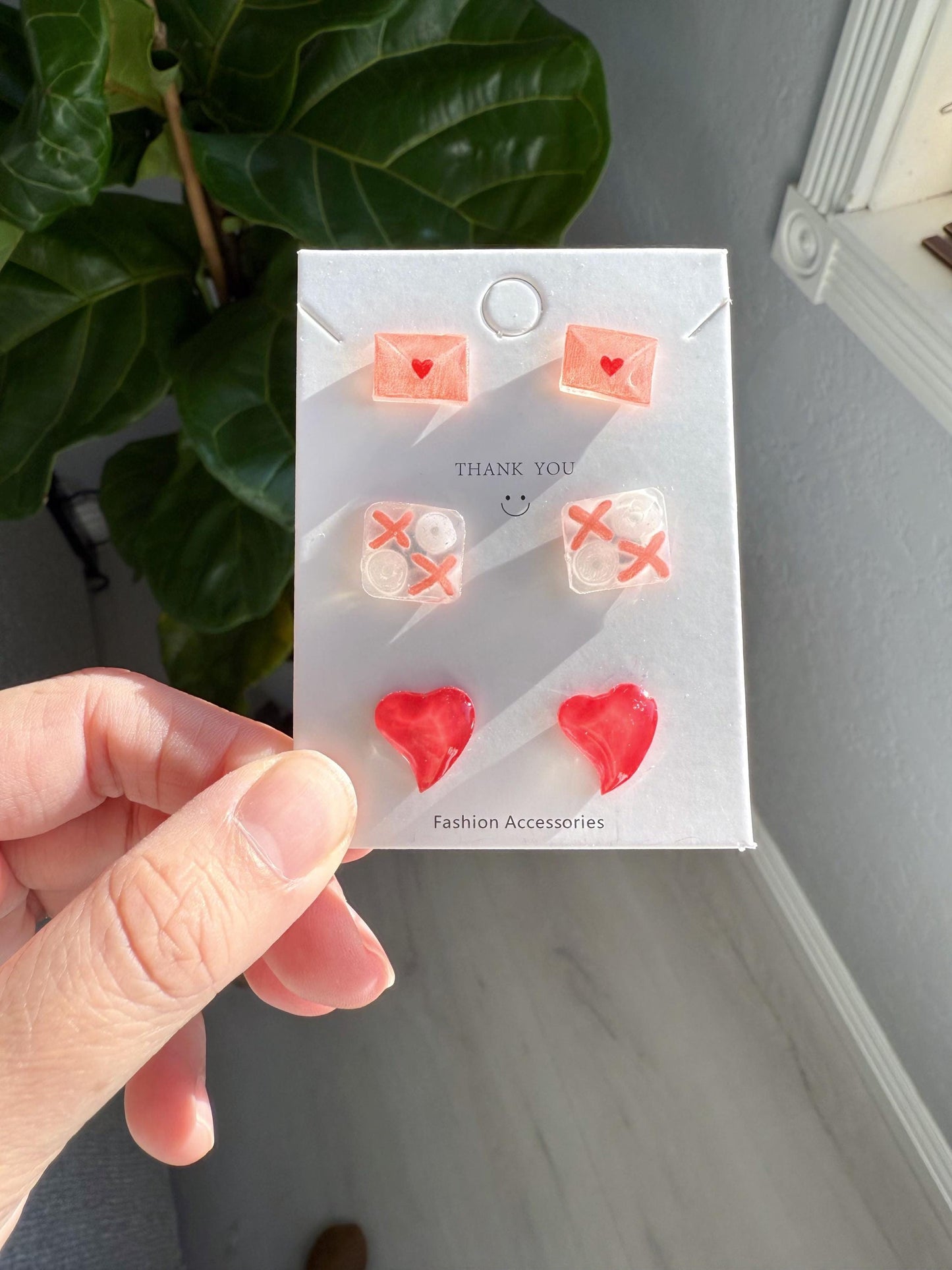 Valentine earrings