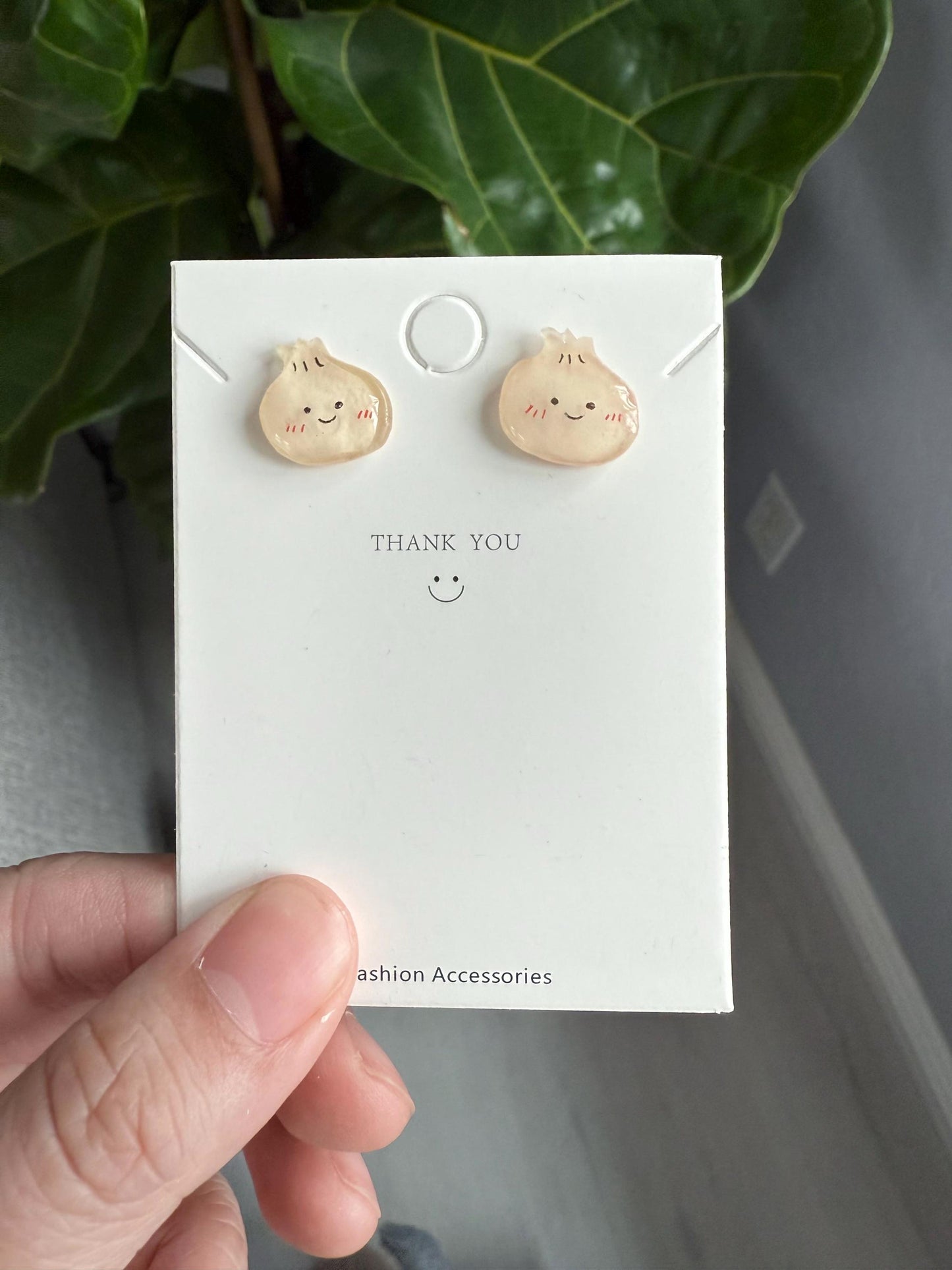 Boba milk tea & Bao earrings
