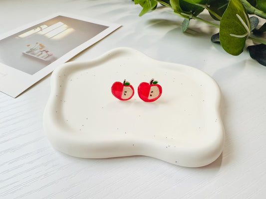 Apple earrings