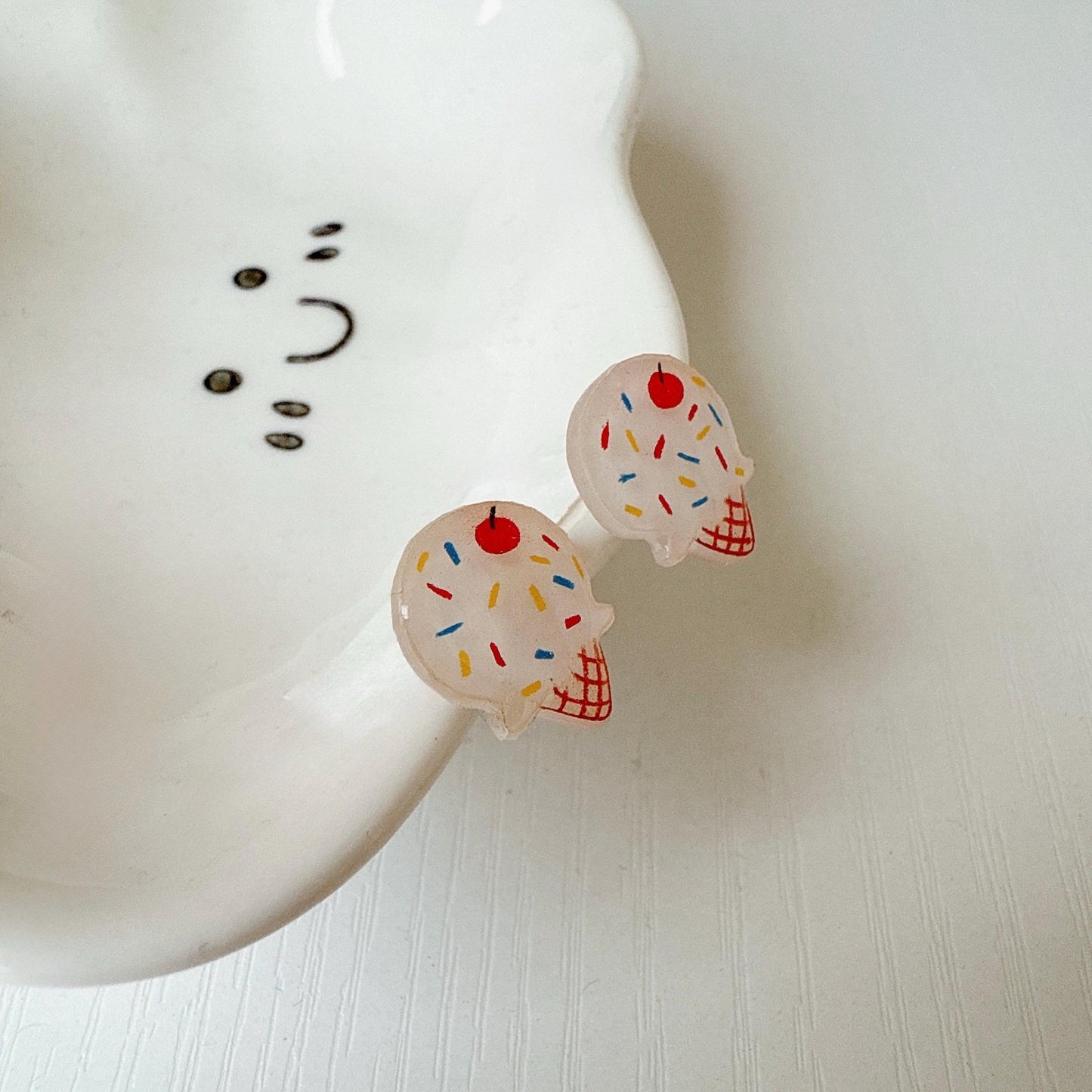 Ice cream earrings