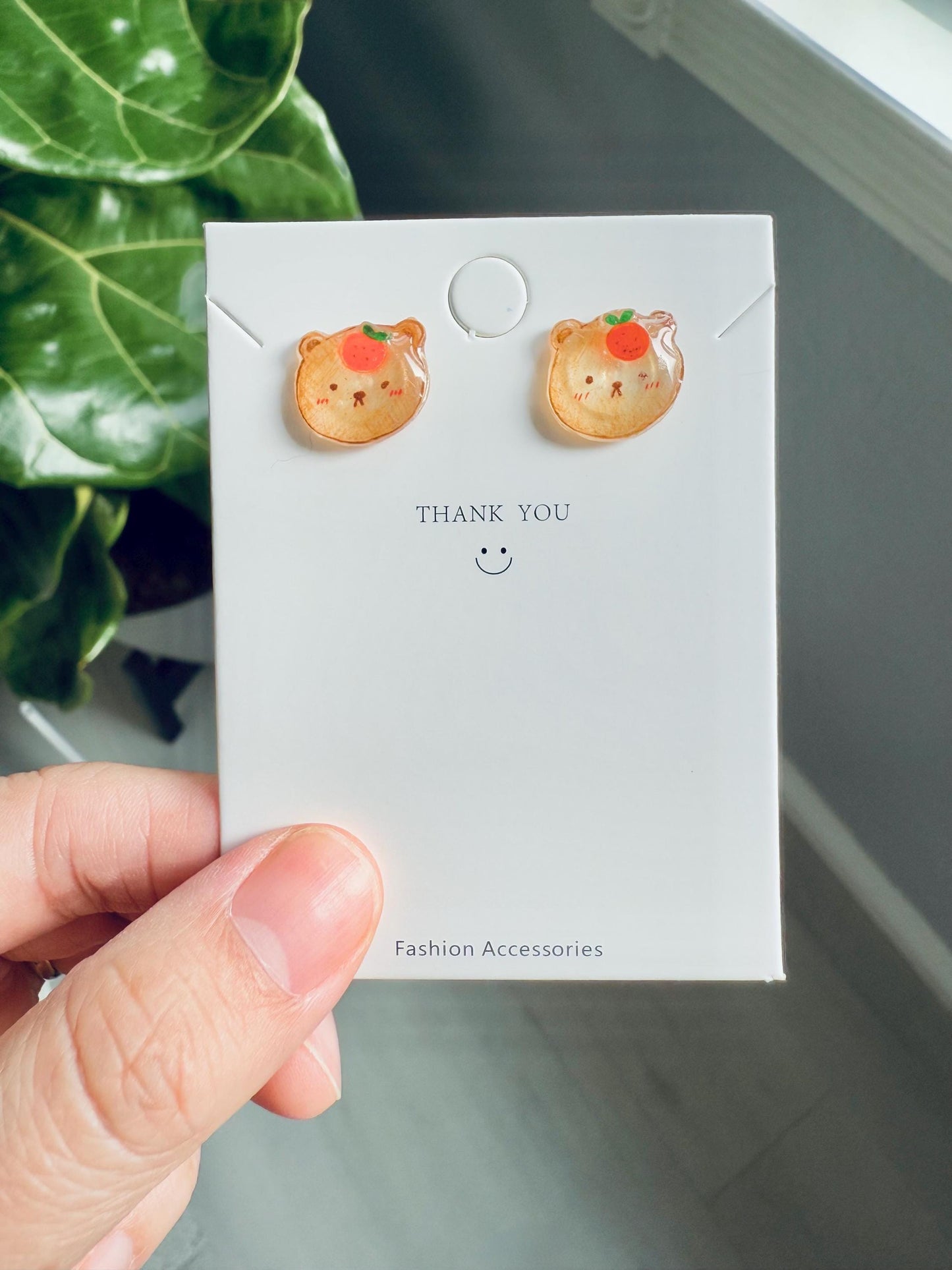 Bear earrings