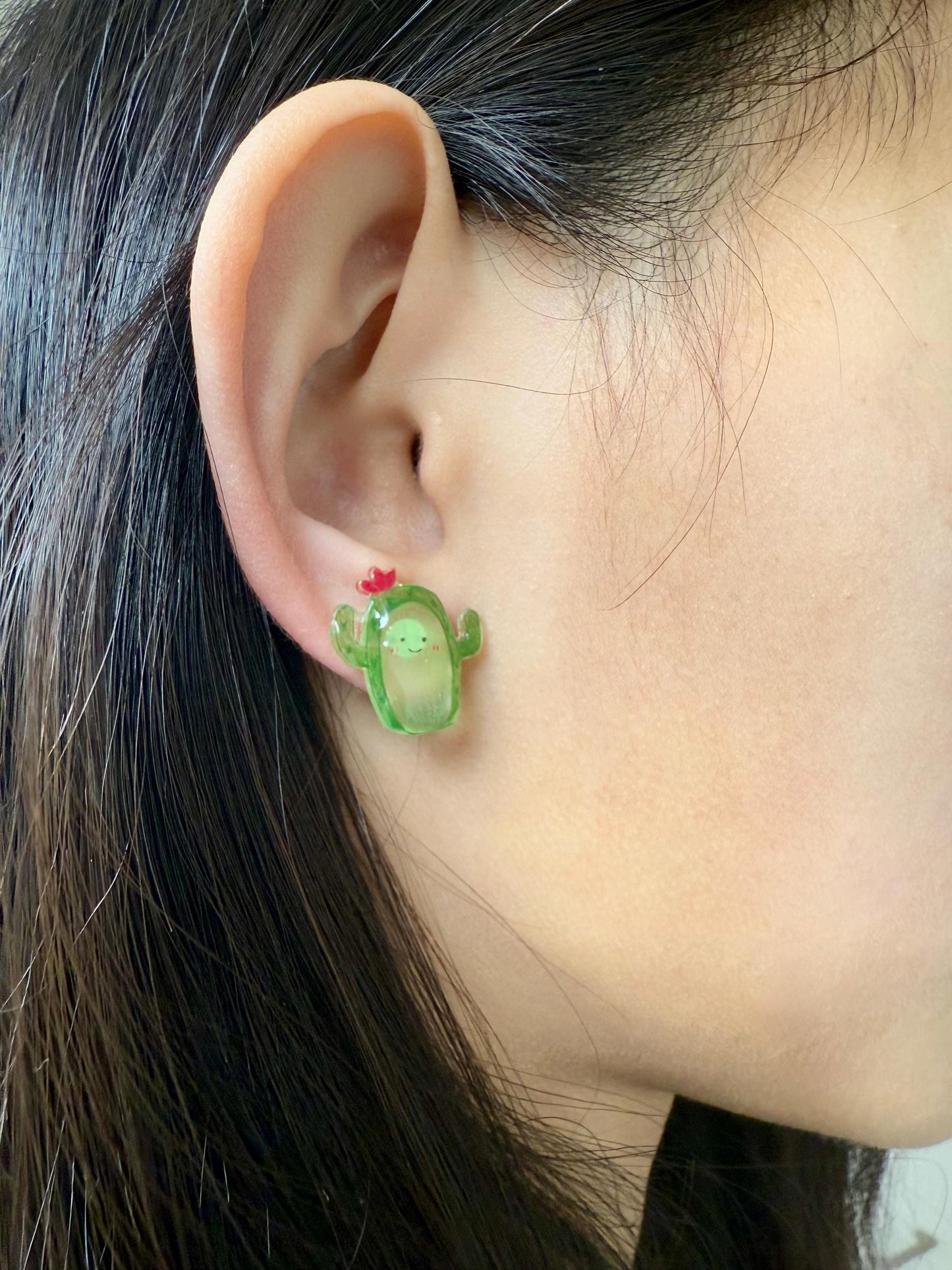 Cactus earrings