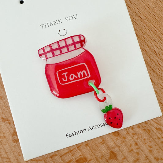 Strawberry jam pin