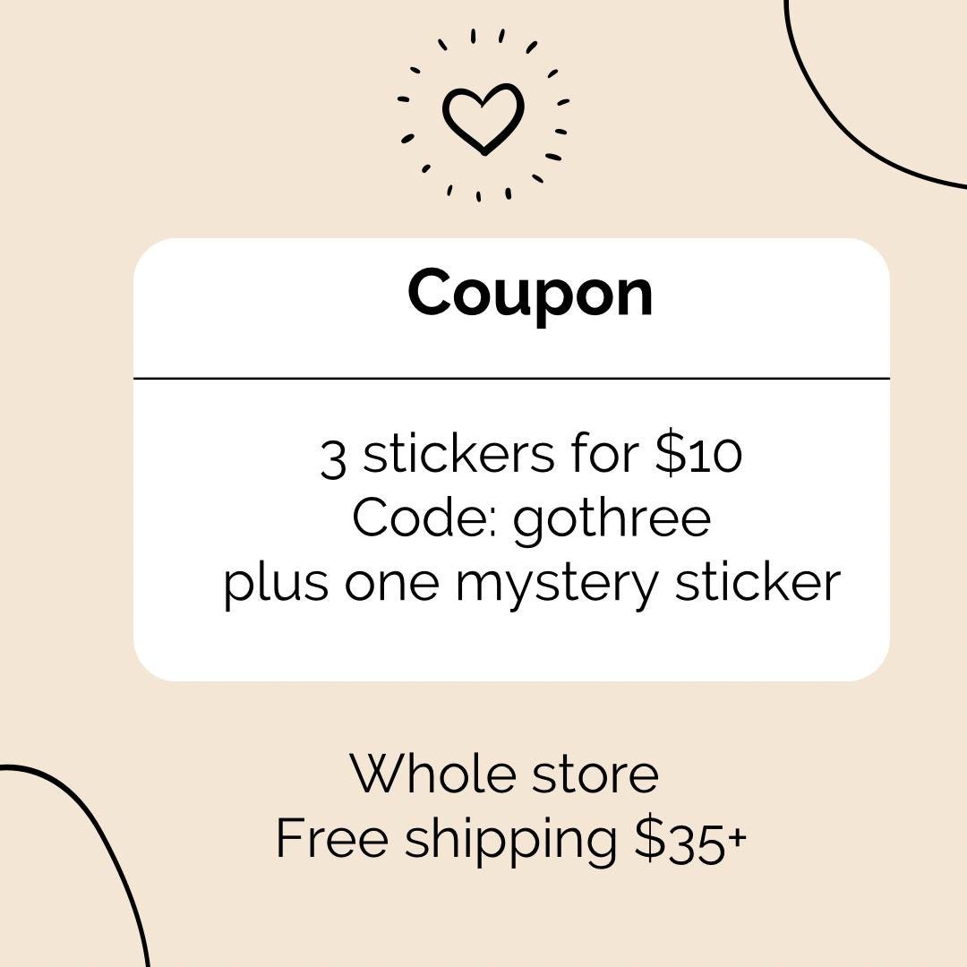Cupcake sticker