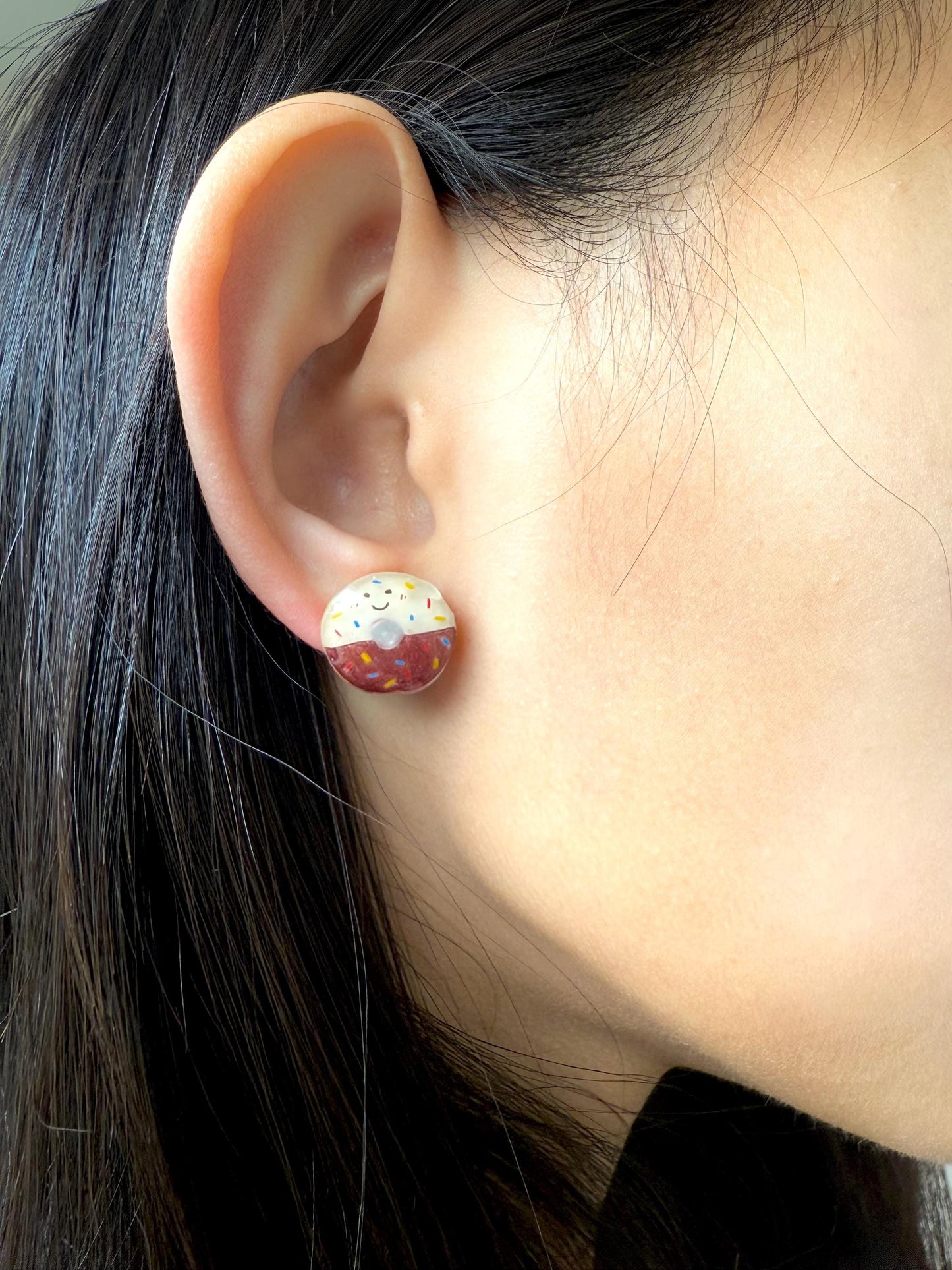 Donut earrings