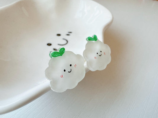 White Cloud Earrings