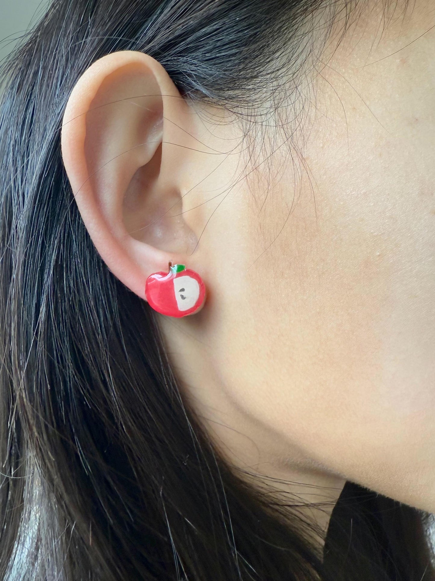 Apple earrings