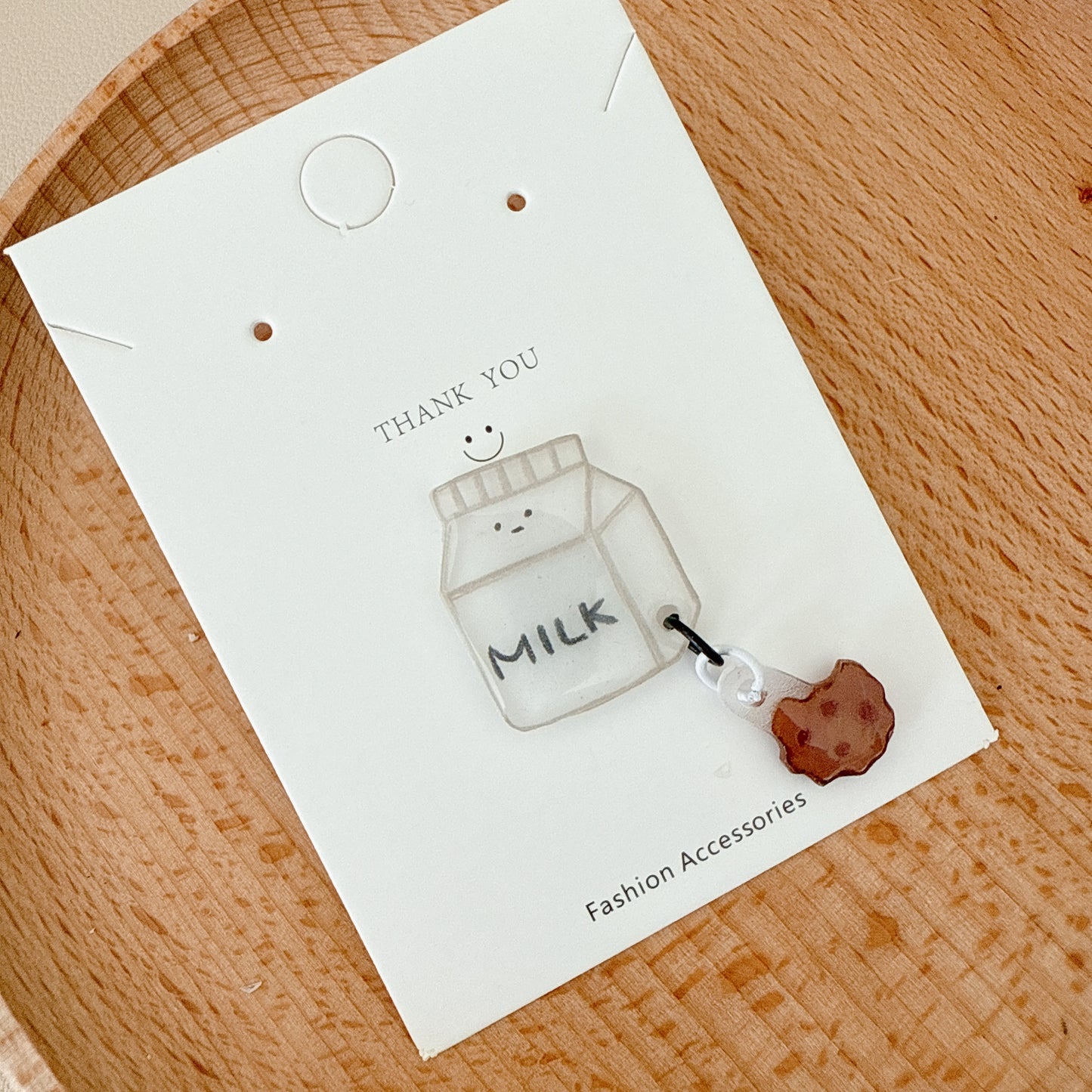 Milk & cookie pin