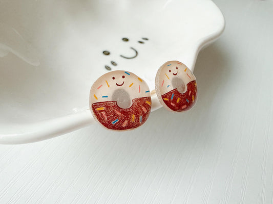 Donut earrings
