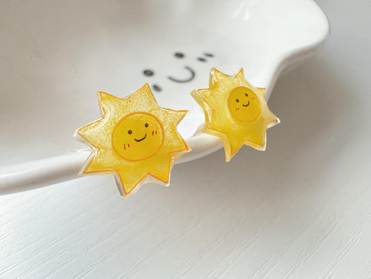 Sun earrings