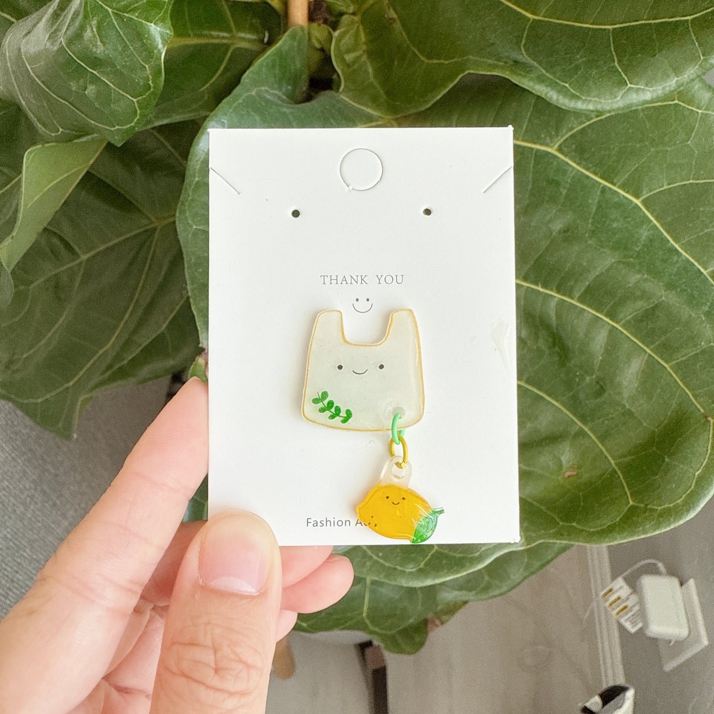 Lemon Bag pin