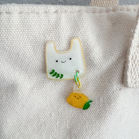Lemon Bag pin