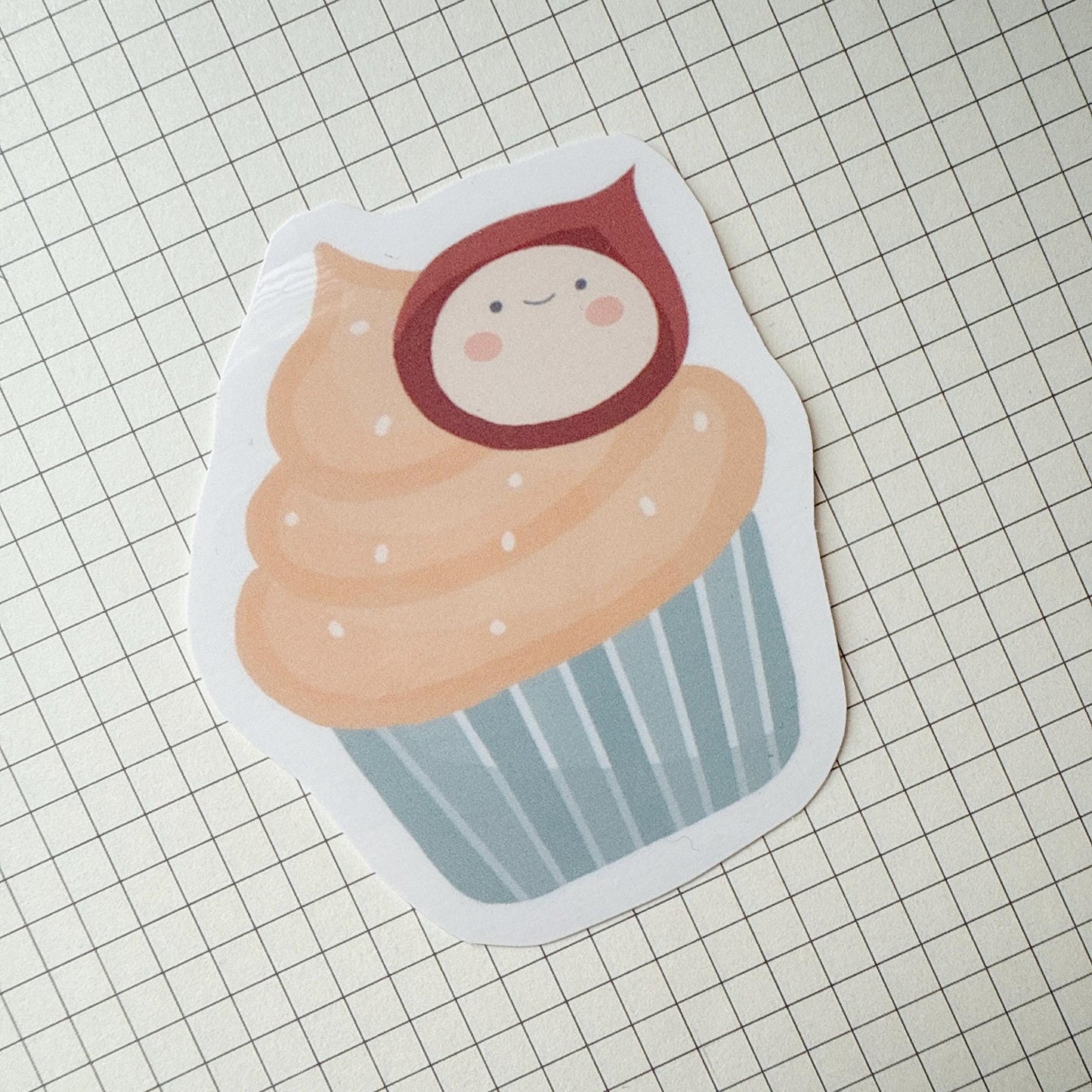 Cupcake sticker