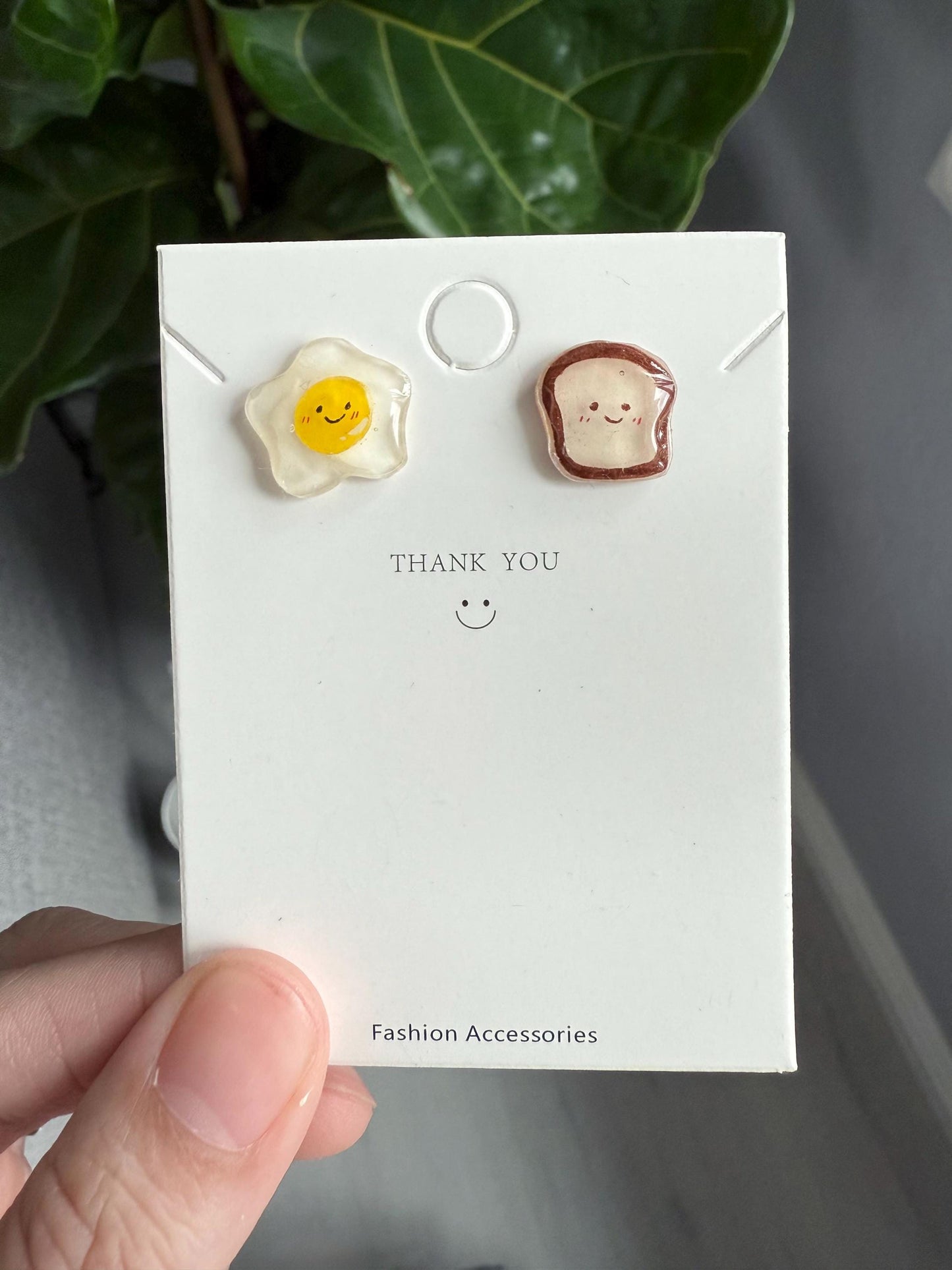 Egg & Toast earrings