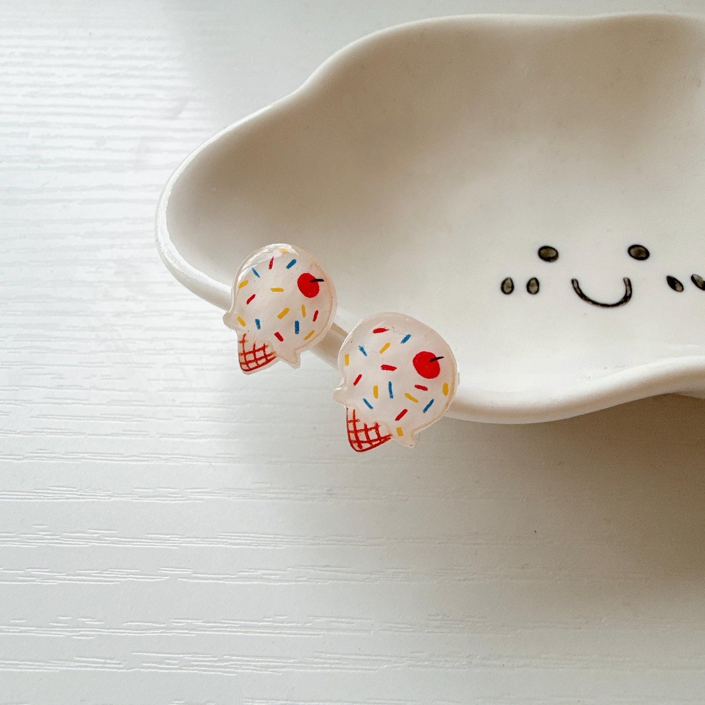 Ice cream earrings