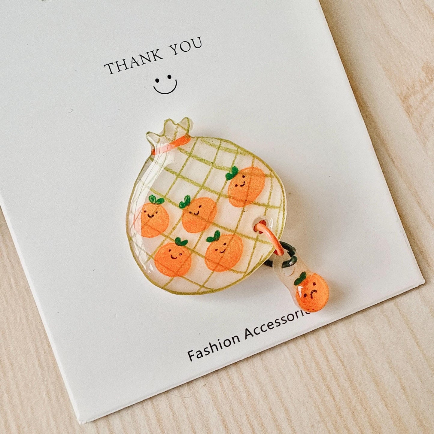Orange pin