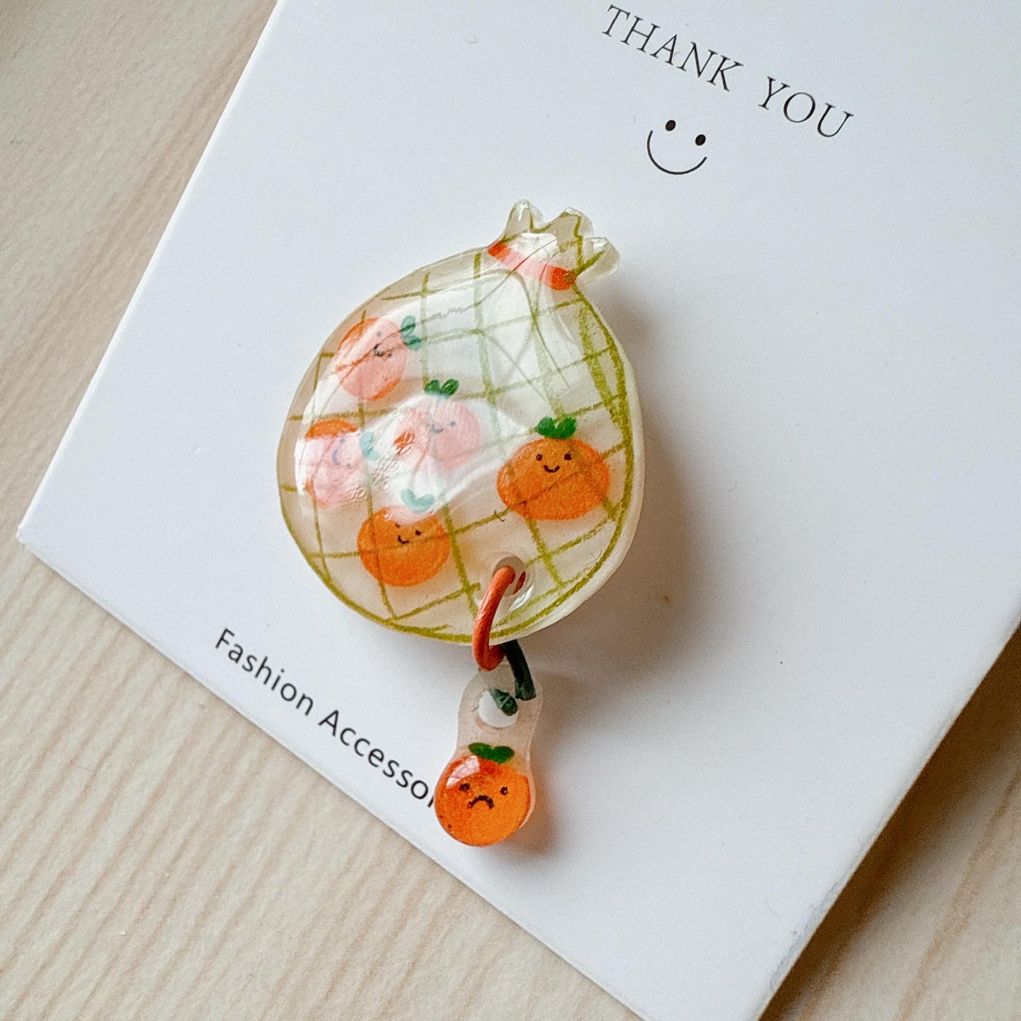 Orange pin