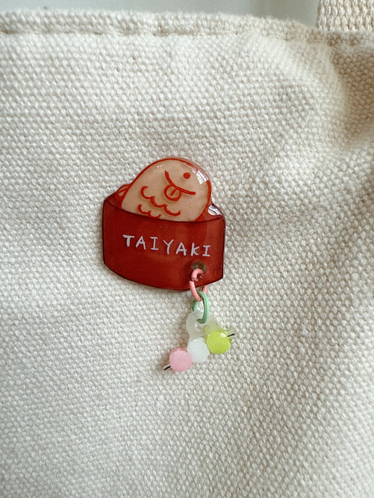 Taiyaki and dango pin