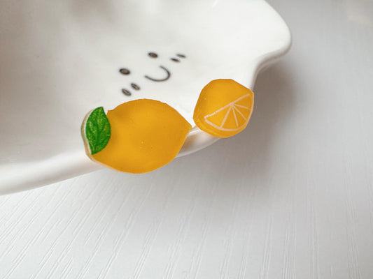 Lemon earrings