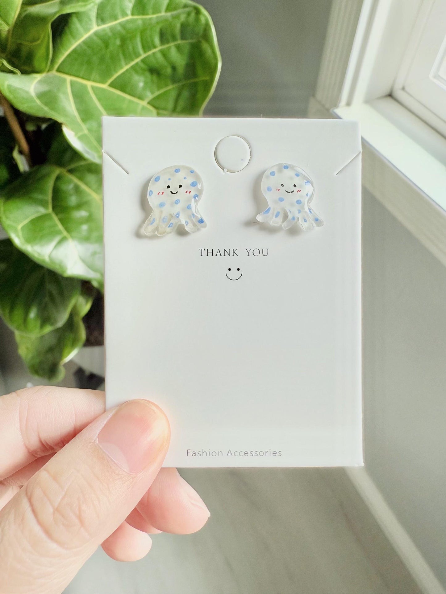 Octopus earrings