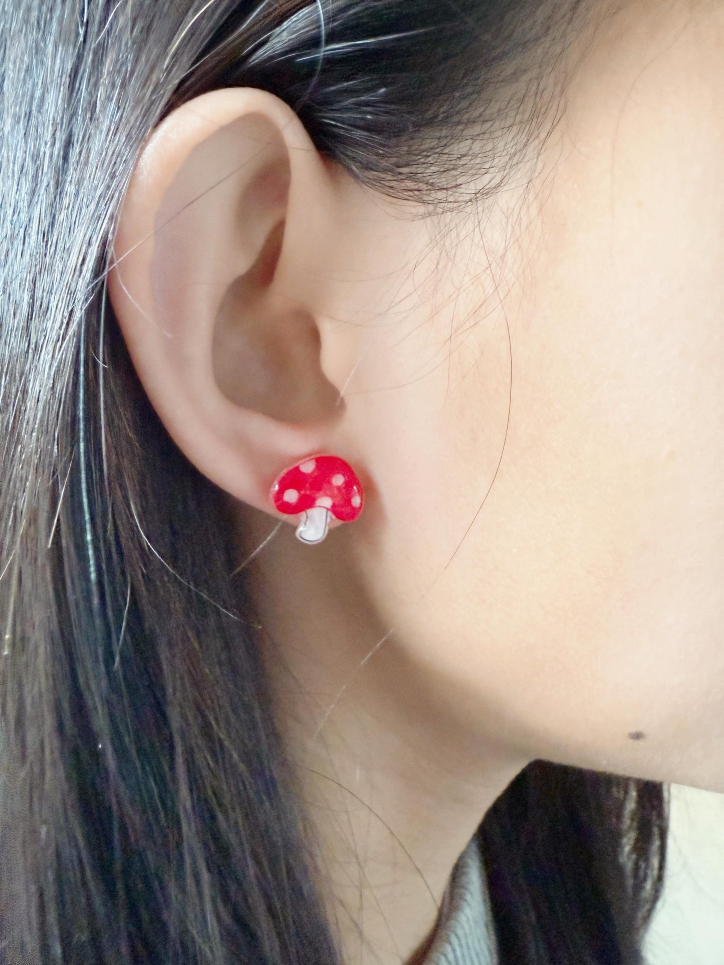 Frog & Mushroom earrings
