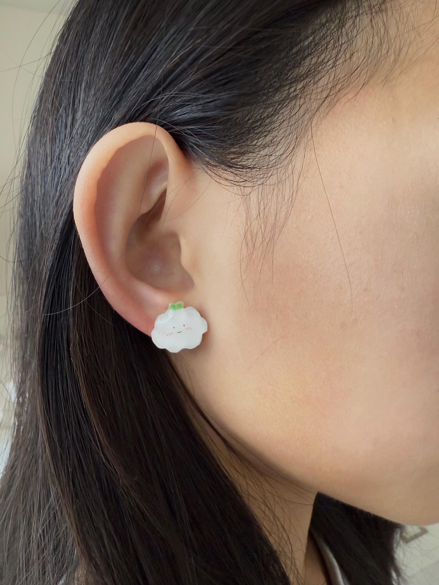 White Cloud Earrings