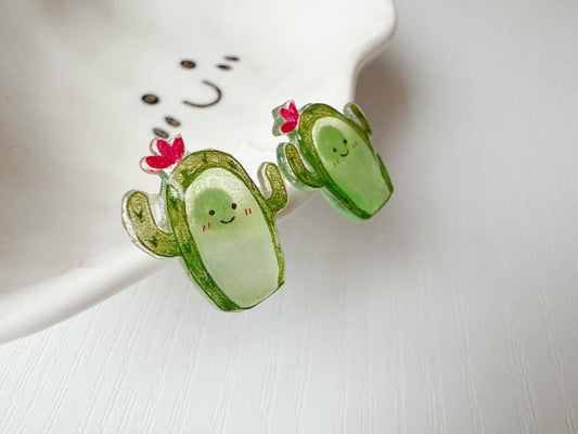 Cactus earrings