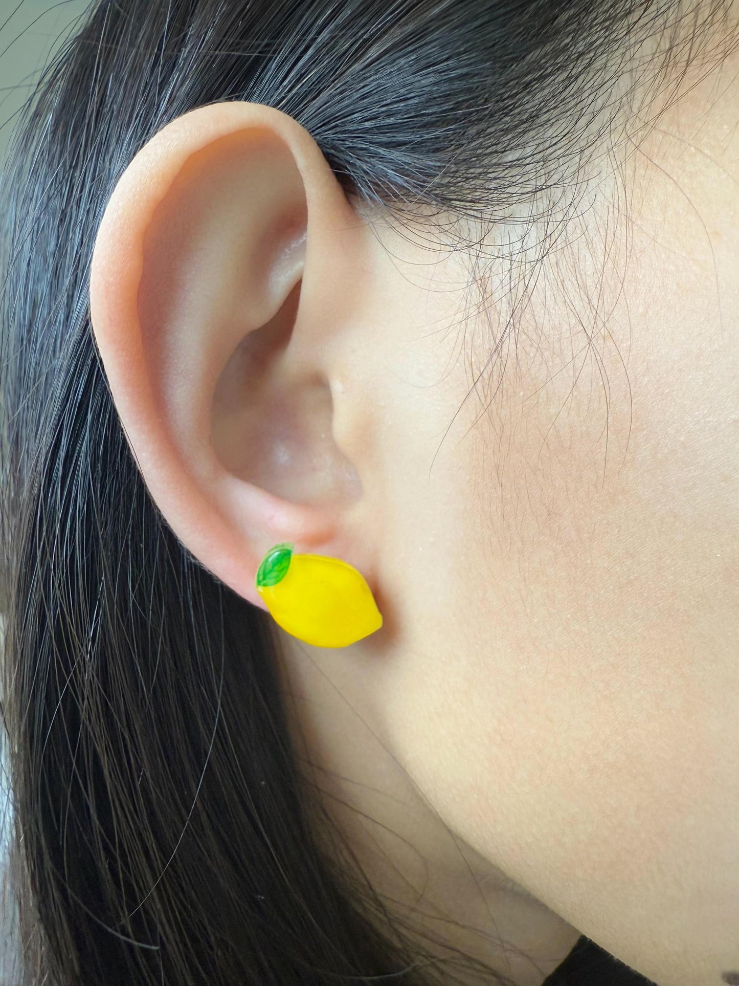 Lemon earrings