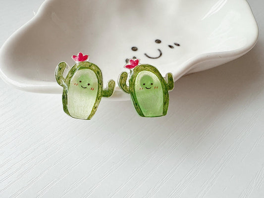Cactus earrings