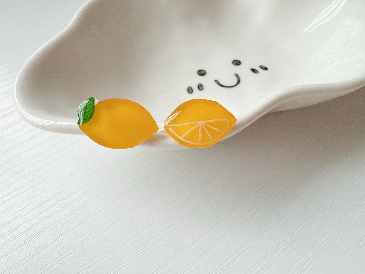 Lemon earrings