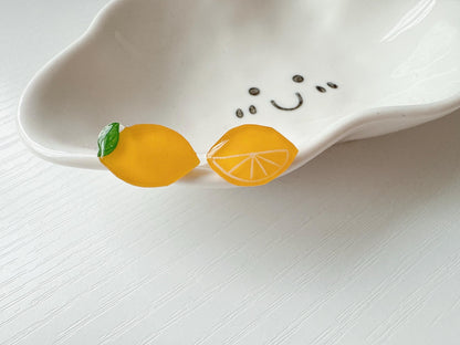 Lemon earrings