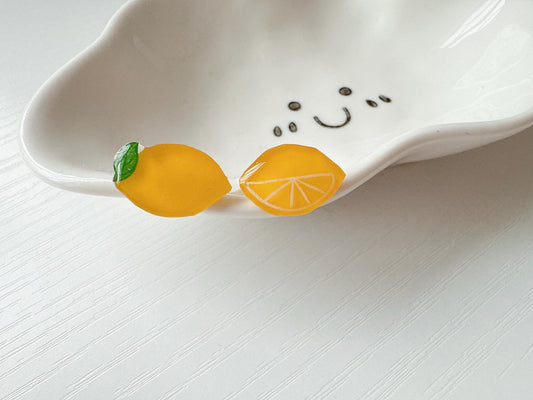 Lemon earrings