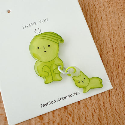 Green Guy pin