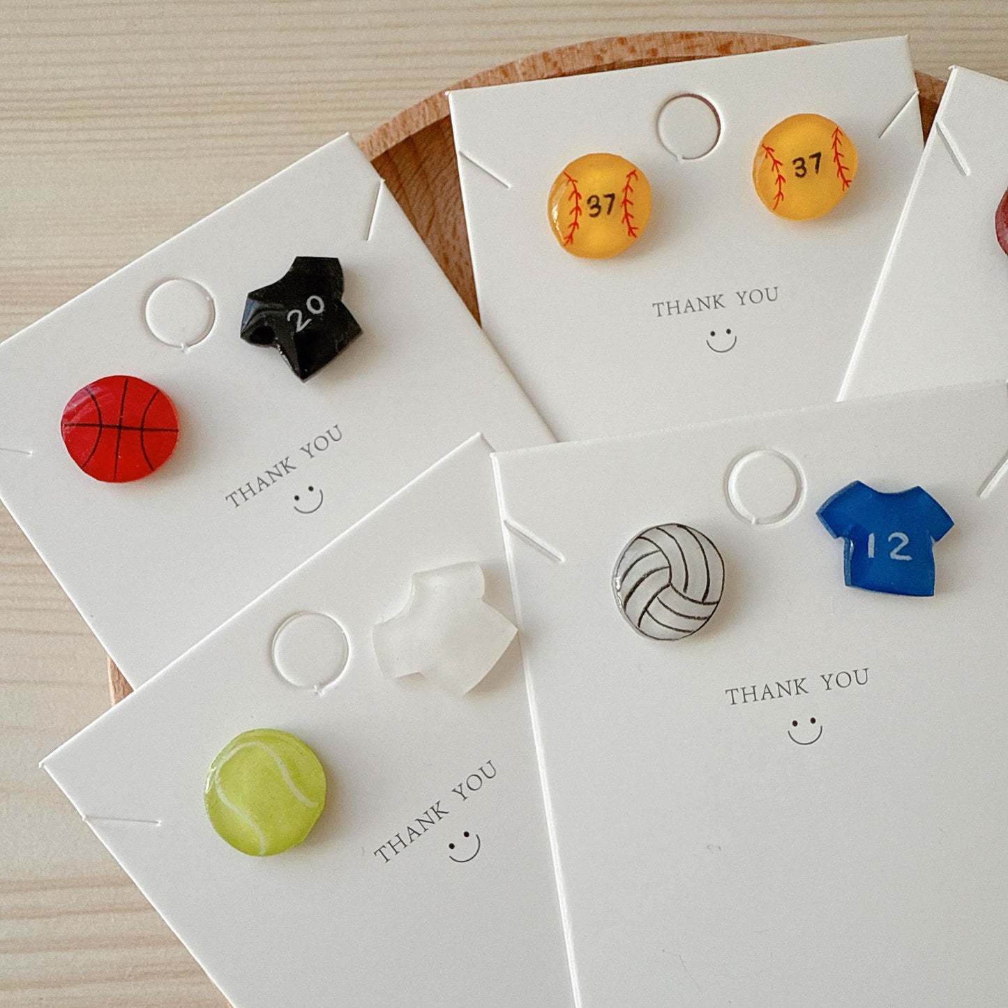Sports earrings