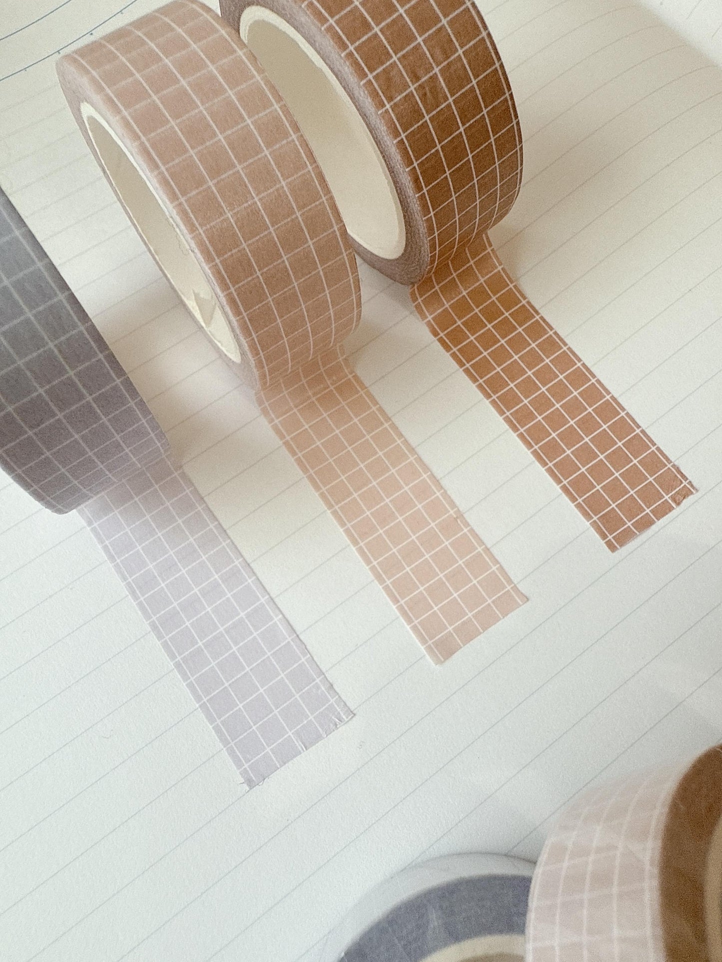 3 pcs grid washi tape
