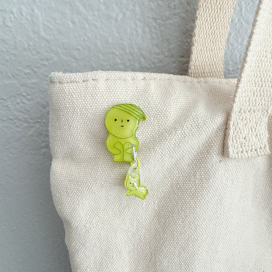 Green Guy pin
