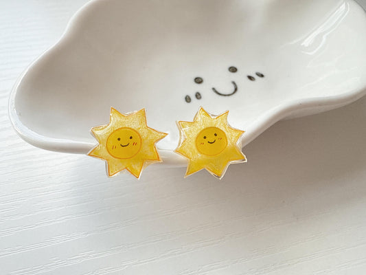 Sun earrings