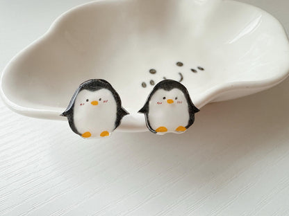 Penguin earrings