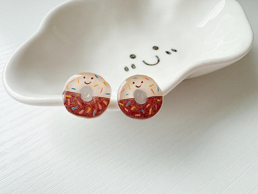 Donut earrings