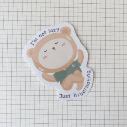 I am not lazy