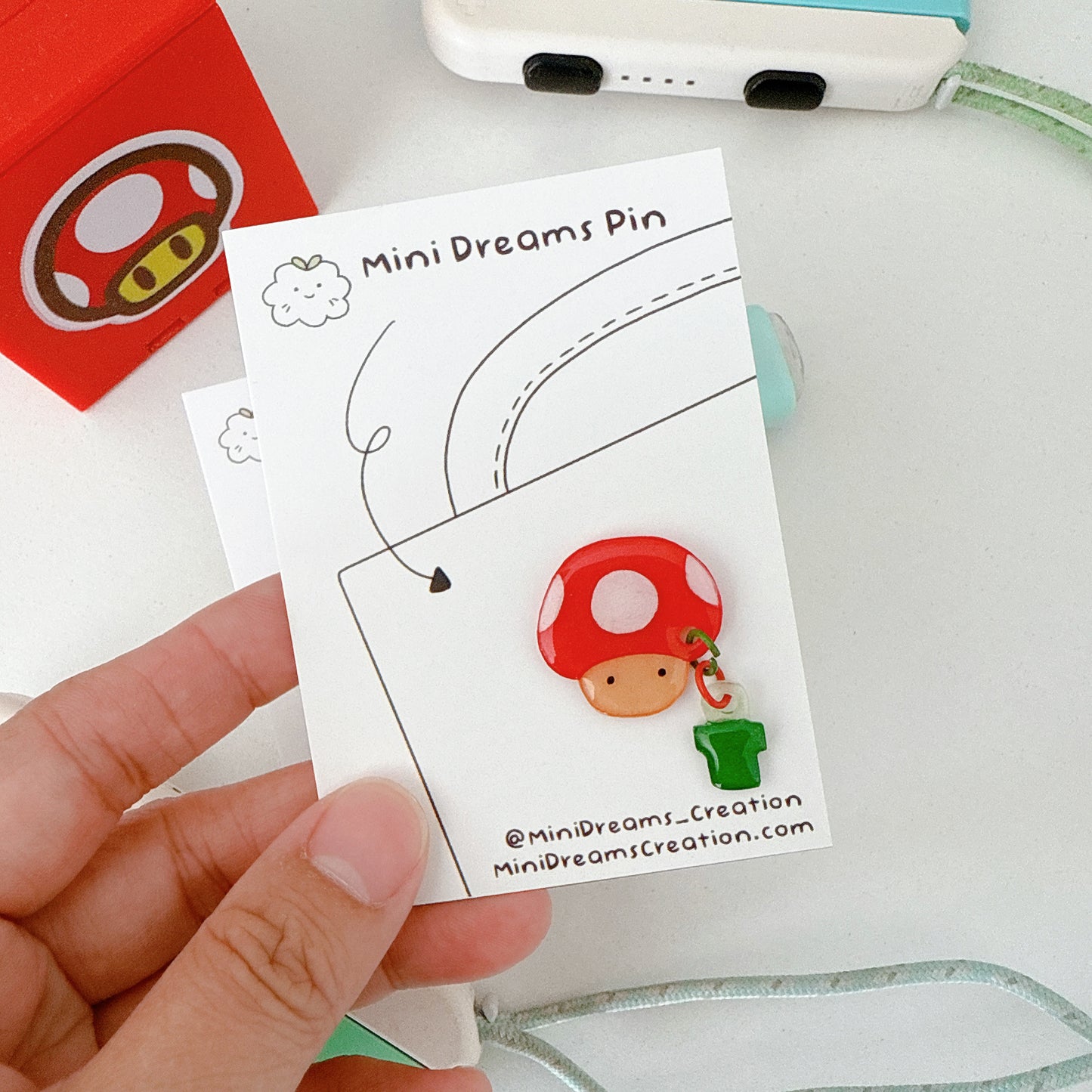 Mushroom/ Mystery block pin