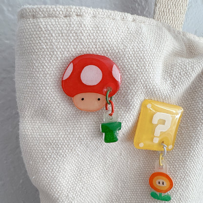 Mushroom/ Mystery block pin