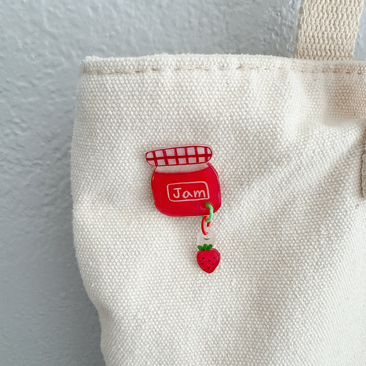 Strawberry jam pin