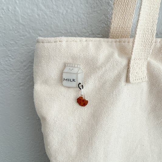 Milk & cookie pin