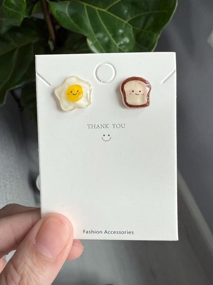 Egg & Toast earrings
