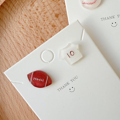 Sports earrings