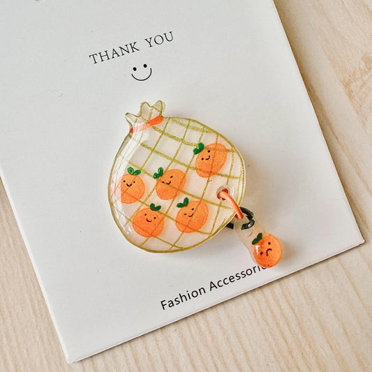 Orange pin