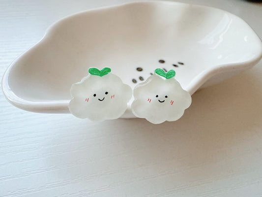 White Cloud Earrings
