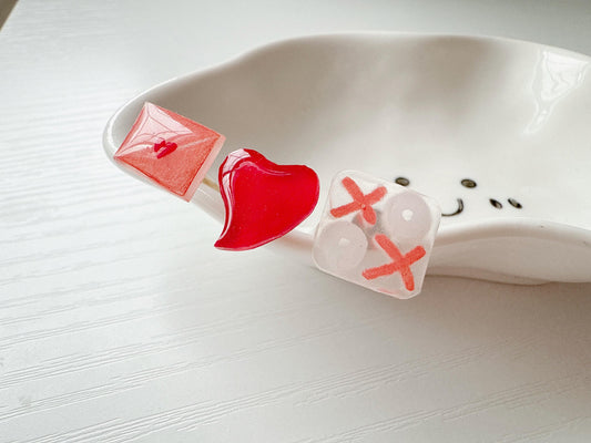 Valentine earrings